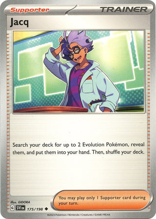 Image for Jacq (175/198) (SV01: Scarlet & Violet Base Set) - Pokemon