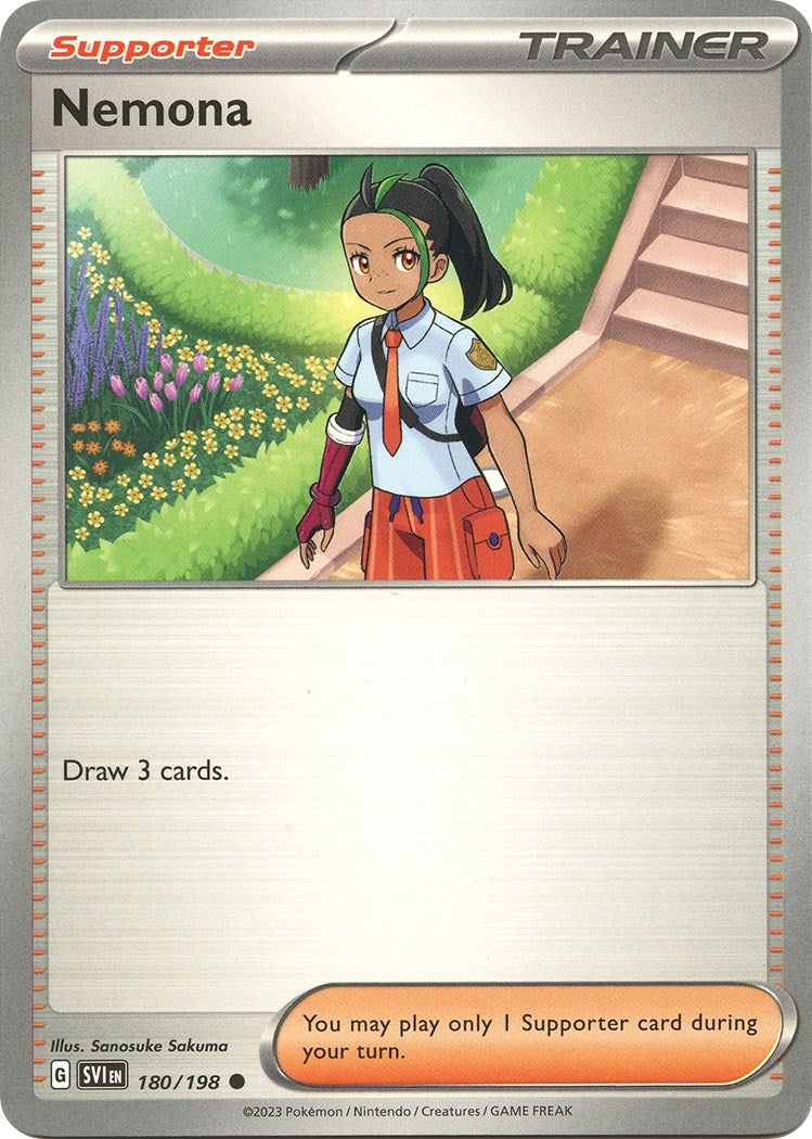 Image for Nemona (180/198) (SV01: Scarlet & Violet Base Set) - Pokemon