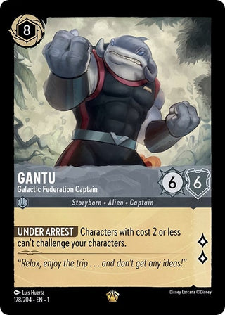Gantu - Galactic Federation Captain (178) (1) - Disney Lorcana Single