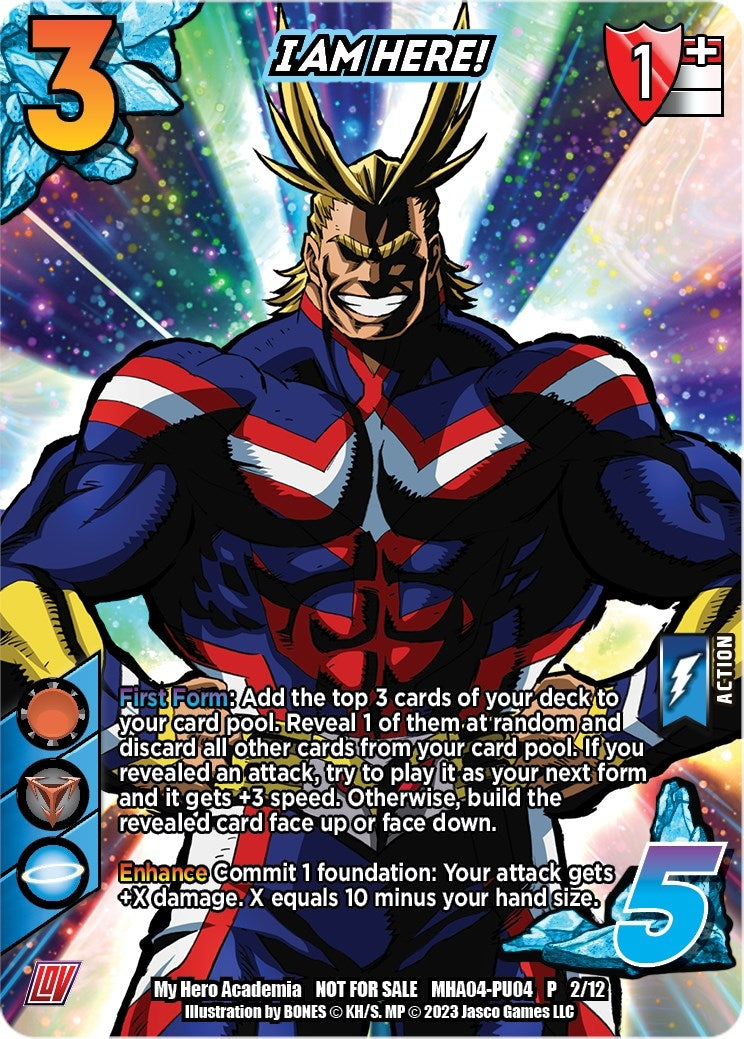 I AM HERE! (Plus Ultra Pack 4) (4212) [MHAP] - UniVersus Single