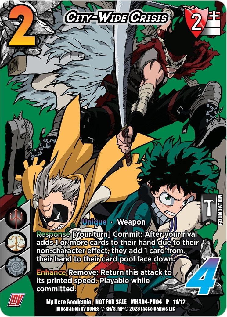 City-Wide Crisis (Plus Ultra Pack 4) (41112) [MHAP] - UniVersus Single