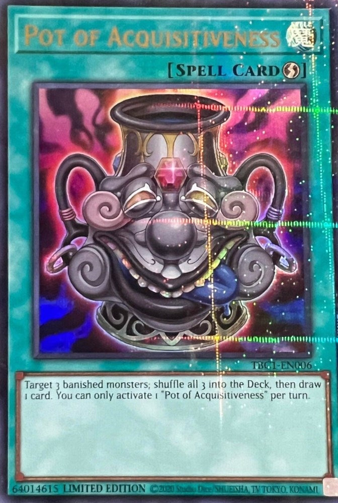 Pot of Acquisitiveness (1006) (TBC1) - YuGiOh Single