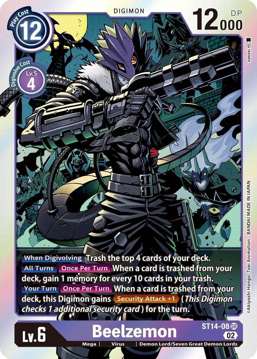 Beelzemon (1408) [ST-14] - Digimon Card Game Single