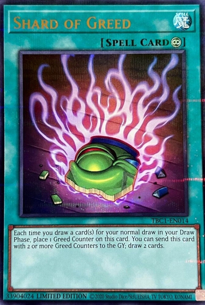 Shard of Greed (1014) (TBC1) - YuGiOh Single