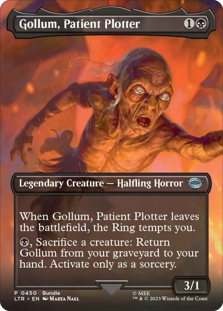 Gollum Patient Plotter (Borderless) (LTR Bundle) (450) [UMP] - MTG Single