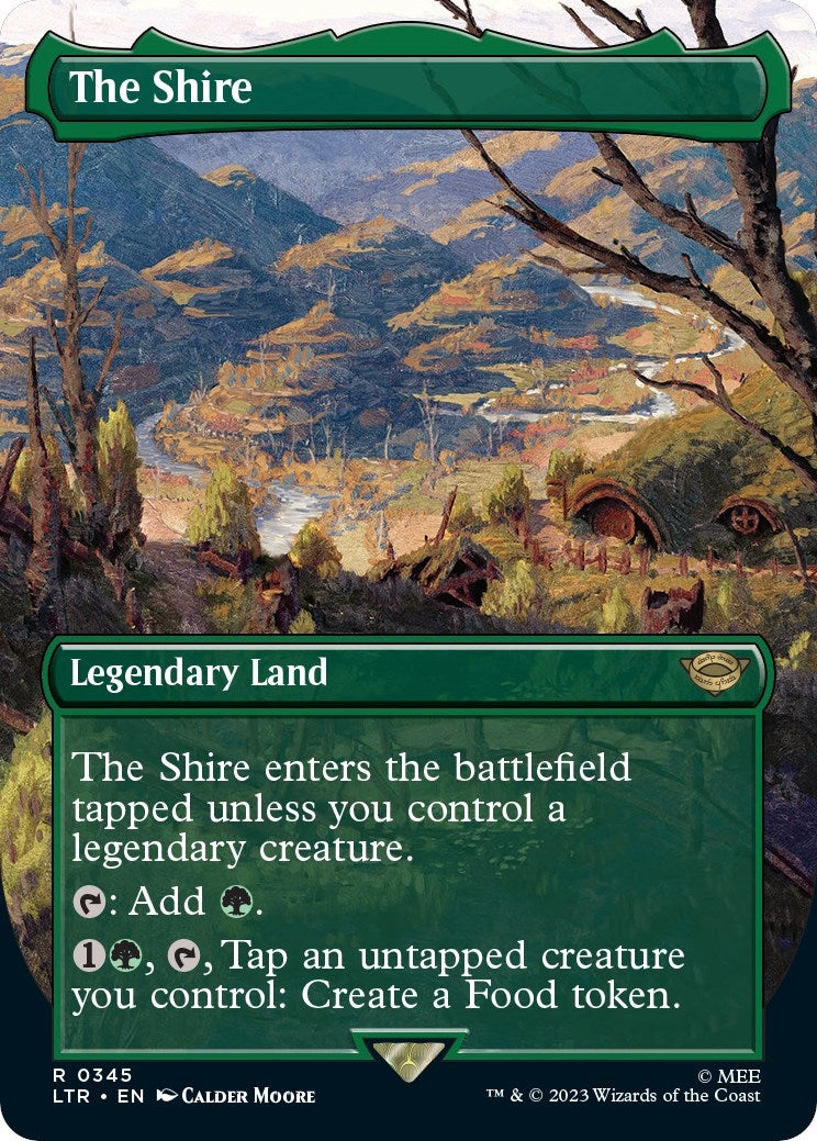 The Shire (Borderless) (345) [LTR] - MTG Single