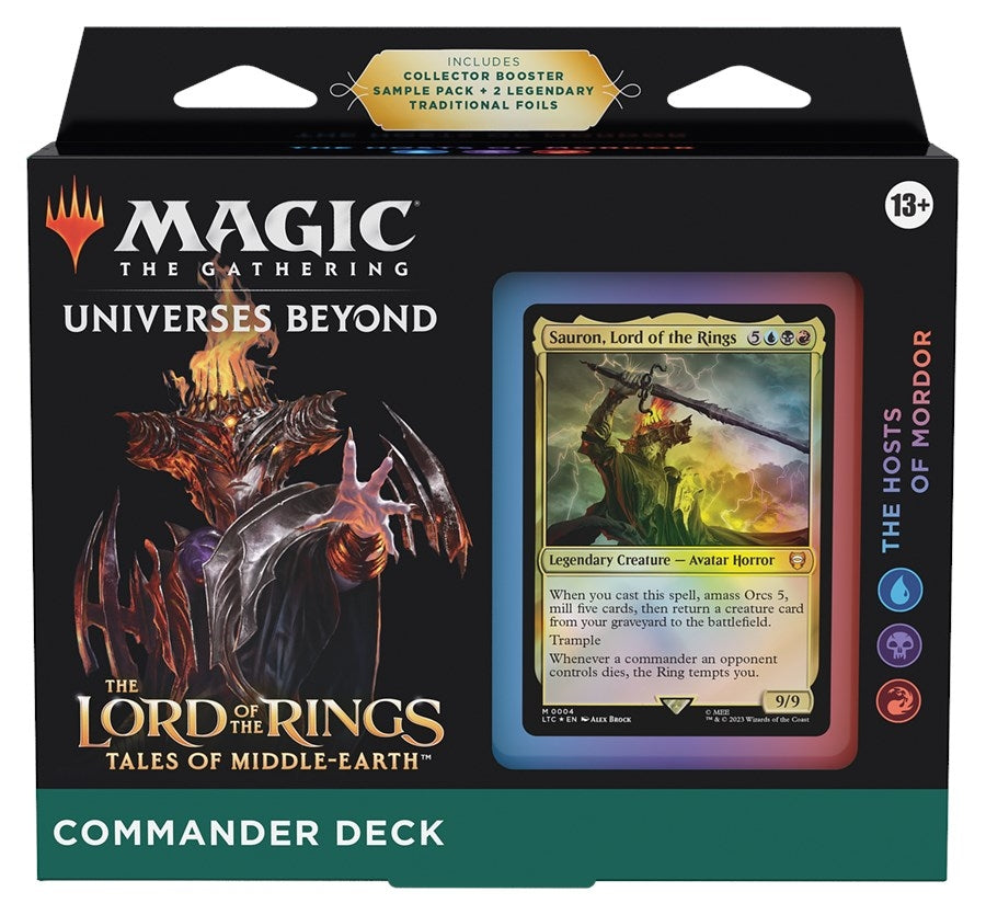 The Lord of the Rings: Tales of Middle-earth Commander Deck - The Hosts of Mordor [LTC] - MTG Sealed