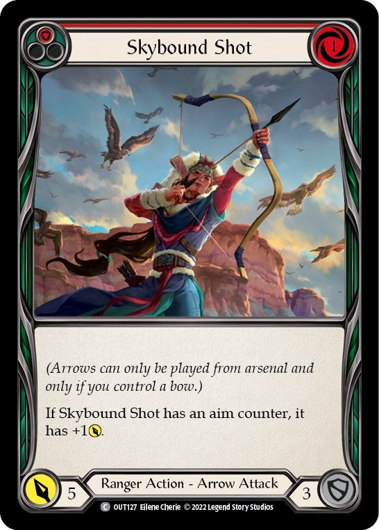 Skybound Shot (Red) (127) [OUT] - Flesh and Blood TCG Single