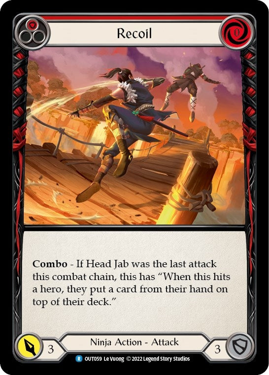 Recoil (Red) (59) [OUT] - Flesh and Blood TCG Single