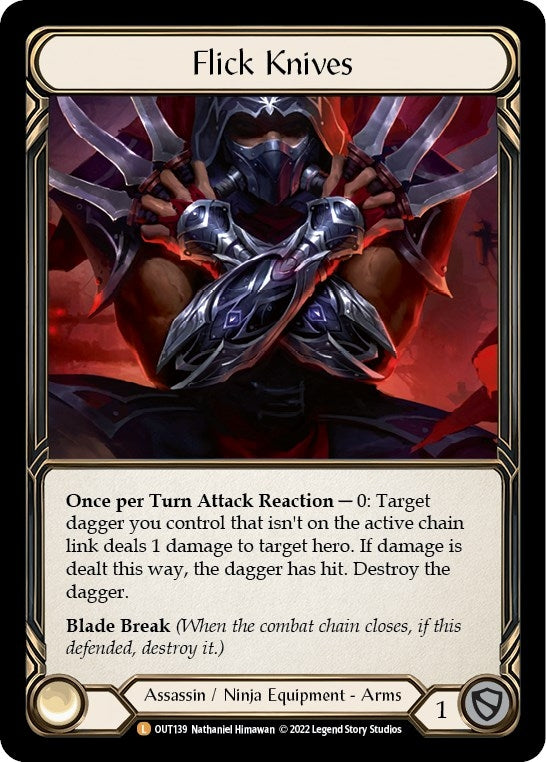 Flick Knives (139) [OUT] - Flesh and Blood TCG Single