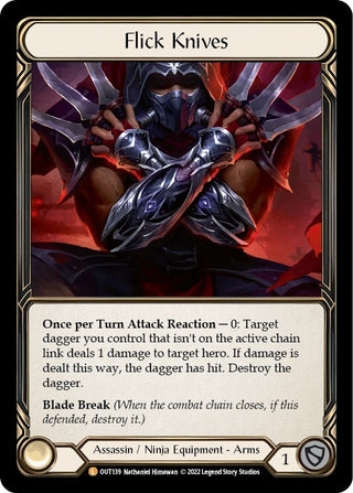 Flick Knives (139) [OUT] - Flesh and Blood TCG Single