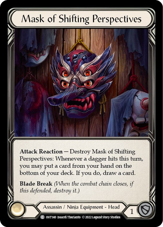 Mask of Shifting Perspectives (140) [OUT] - Flesh and Blood TCG Single