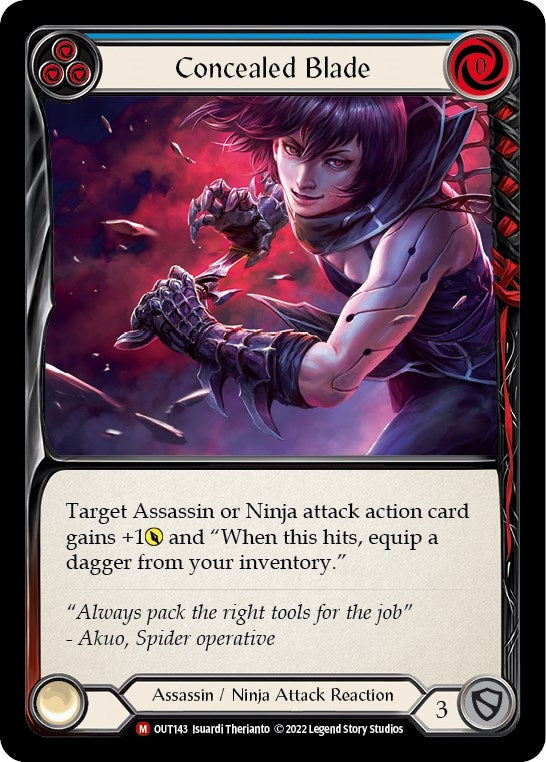 Concealed Blade (143) [OUT] - Flesh and Blood TCG Single
