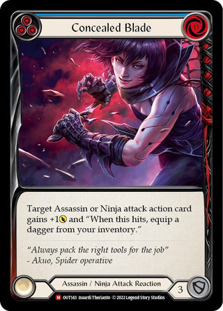 Concealed Blade (143) [OUT] - Flesh and Blood TCG Single