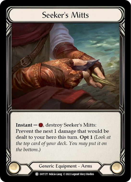 Seeker’s Mitts (177) [OUT] - Flesh and Blood TCG Single