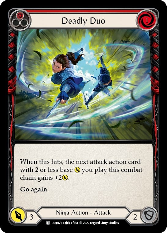 Deadly Duo (Red) (71) [OUT] - Flesh and Blood TCG Single