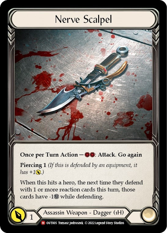 Nerve Scalpel (5) [OUT] - Flesh and Blood TCG Single