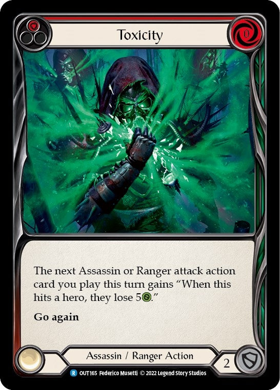 Toxicity (Red) (165) [OUT] - Flesh and Blood TCG Single
