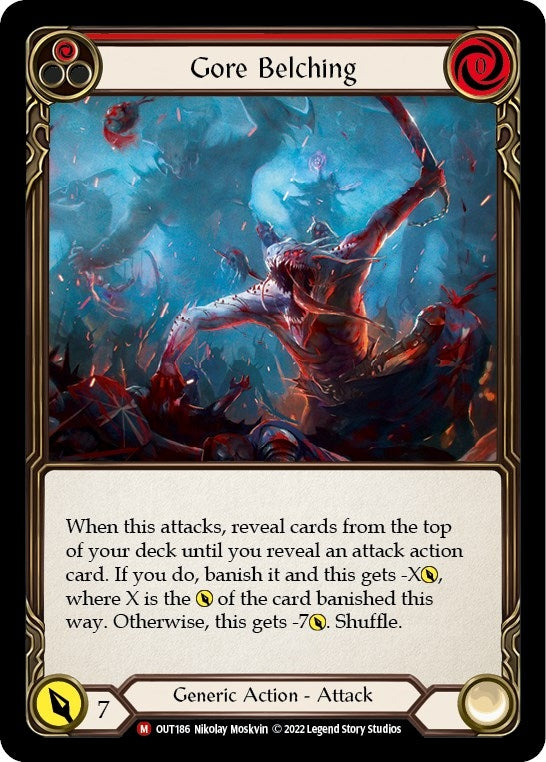 Gore Belching (186) [OUT] - Flesh and Blood TCG Single
