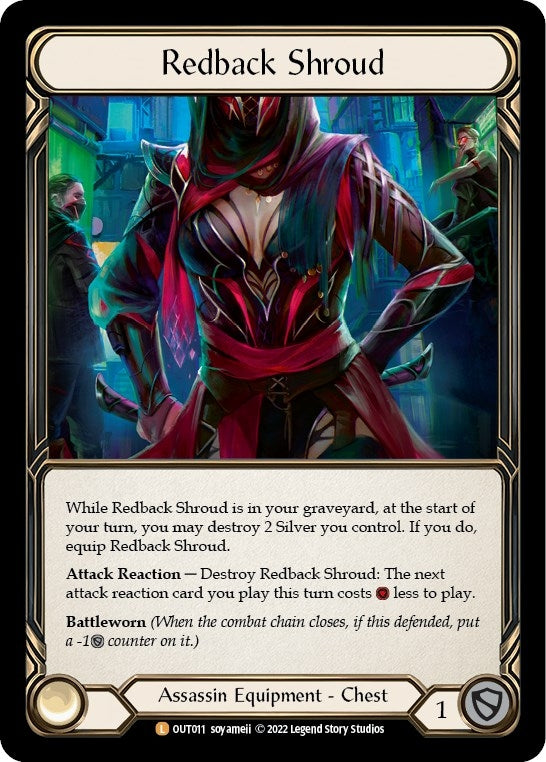 Redback Shroud (11) [OUT] - Flesh and Blood TCG Single
