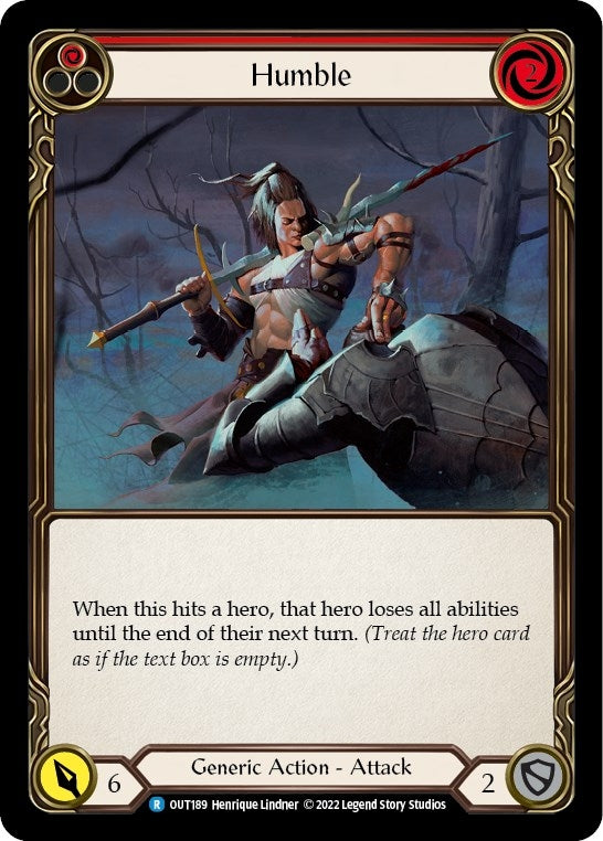 Humble (Red) (189) [OUT] - Flesh and Blood TCG Single