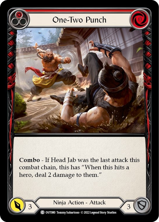 One-Two Punch (Red) (80) [OUT] - Flesh and Blood TCG Single