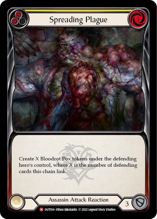 Spreading Plague (14) [OUT] - Flesh and Blood TCG Single