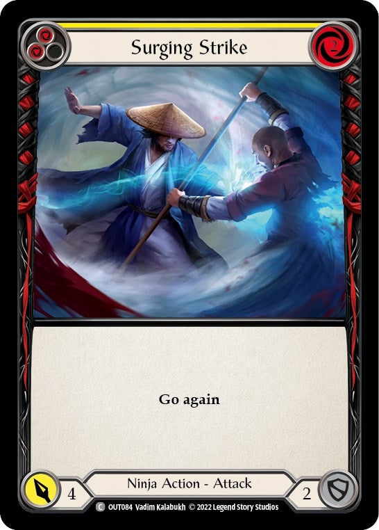 Surging Strike (Yellow) (84) [OUT] - Flesh and Blood TCG Single
