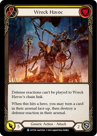 Wreck Havoc (Yellow) (199) [OUT] - Flesh and Blood TCG Single