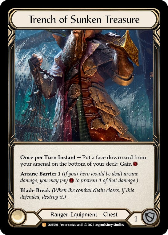 Trench of Sunken Treasure (94) [OUT] - Flesh and Blood TCG Single