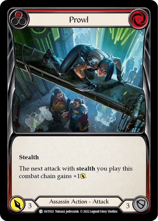 Prowl (Red) (33) [OUT] - Flesh and Blood TCG Single