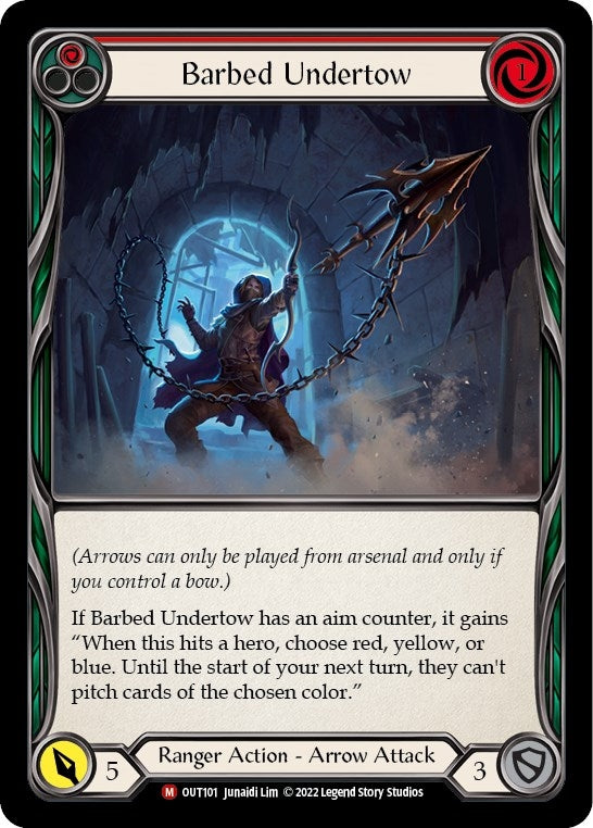 Barbed Undertow (101) [OUT] - Flesh and Blood TCG Single