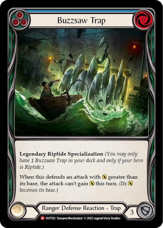 Buzzsaw Trap (102) [OUT] - Flesh and Blood TCG Single
