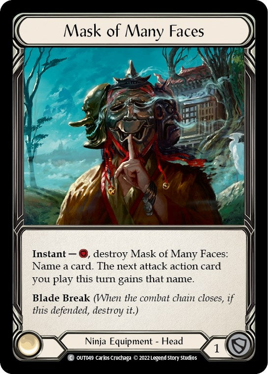 Mask of Many Faces (49) [OUT] - Flesh and Blood TCG Single