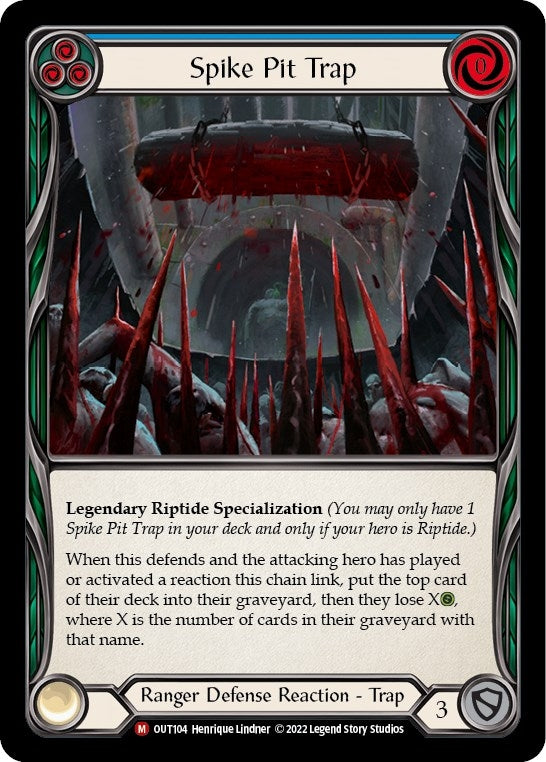 Spike Pit Trap (104) [OUT] - Flesh and Blood TCG Single