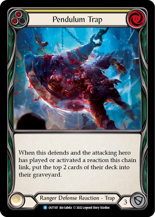 Pendulum Trap (Yellow) (107) [OUT] - Flesh and Blood TCG Single