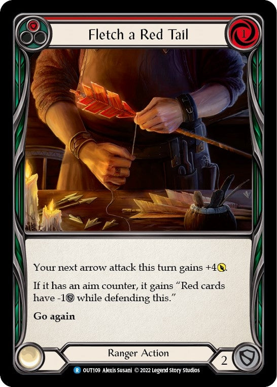 Fletch a Red Tail (Red) (109) [OUT] - Flesh and Blood TCG Single