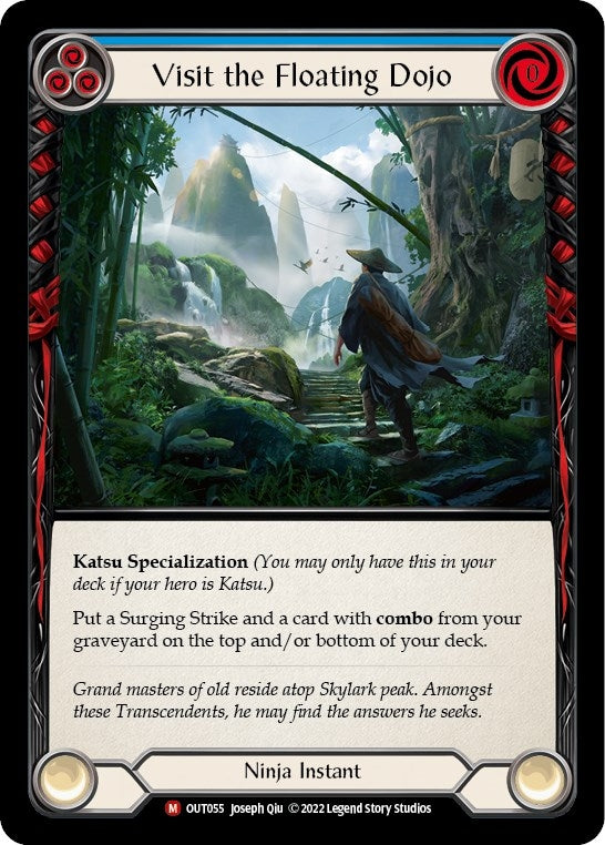 Visit the Floating Dojo (55) [OUT] - Flesh and Blood TCG Single
