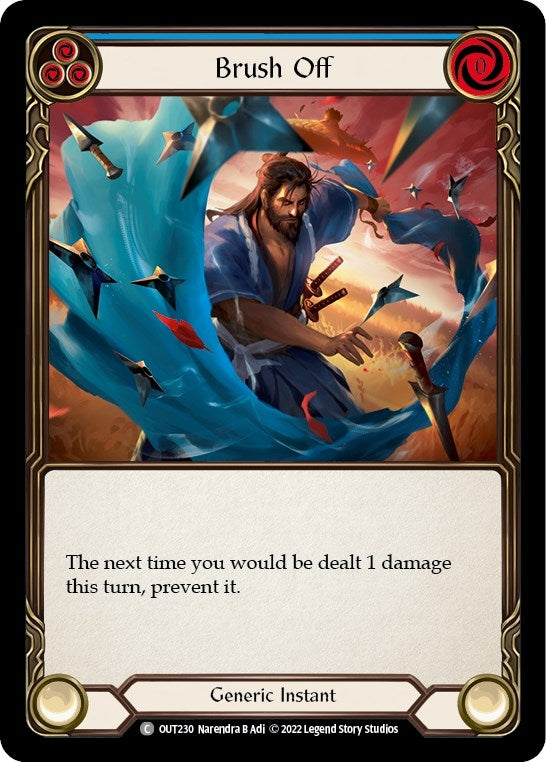 Brush Off (Blue) (230) [OUT] - Flesh and Blood TCG Single