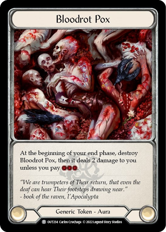 Bloodrot Pox (0) [OUT] - Flesh and Blood TCG Single
