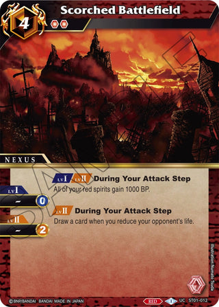 Scorched Battlefield (1012) [ST01] - Battle Spirits Saga Single