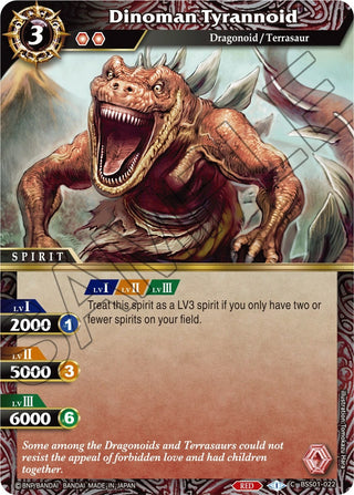 Dinoman Tyrannoid (1022) [BSS01] - Battle Spirits Saga Single