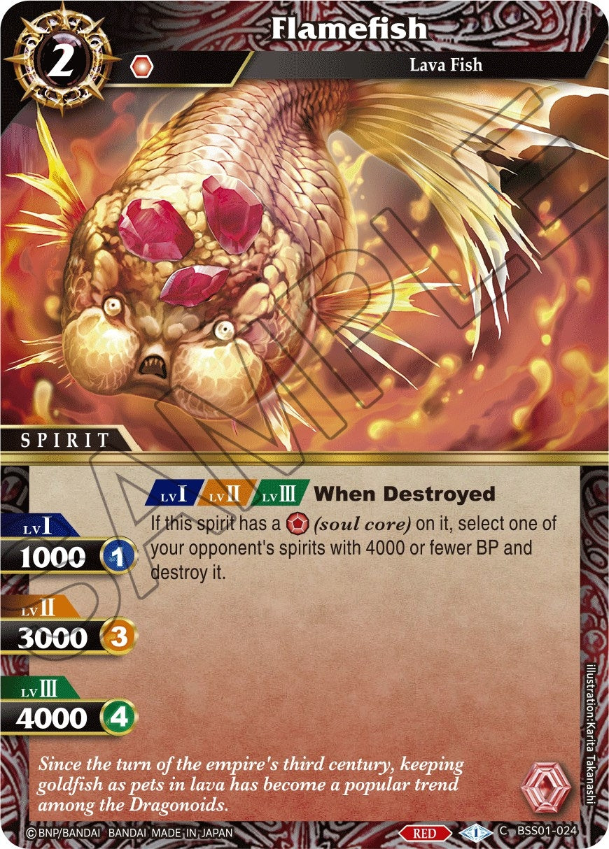 Flamefish (1024) [BSS01] - Battle Spirits Saga Single