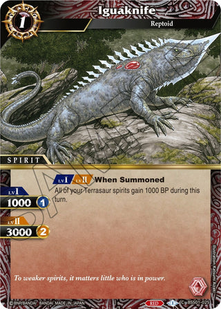Iguaknife (1025) [BSS01] - Battle Spirits Saga Single