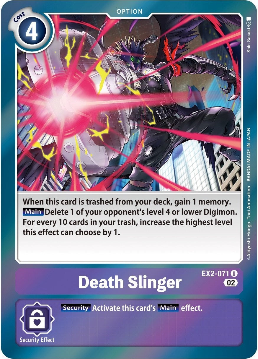 Death Slinger (Alternate Art) (2071) [ST-14] - Digimon Card Game Single