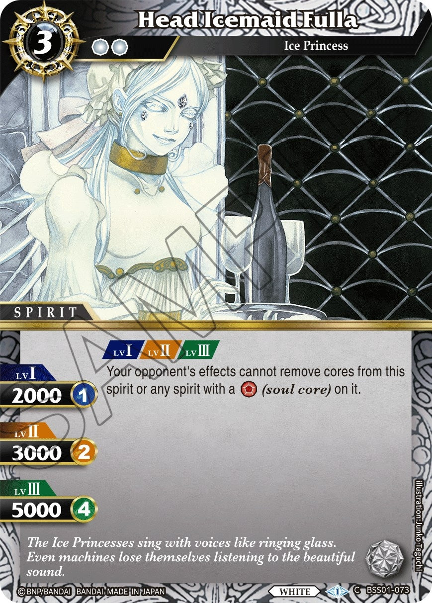 Head Icemaid Fulla (1073) [BSS01] - Battle Spirits Saga Single
