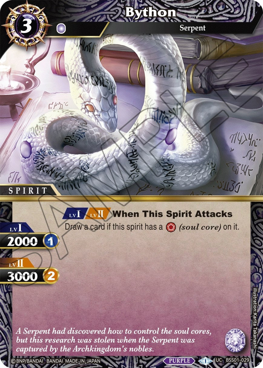 Bython (1029) [BSS01] - Battle Spirits Saga Single
