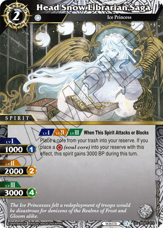 Head Snow Librarian Saga (1072) [BSS01] - Battle Spirits Saga Single