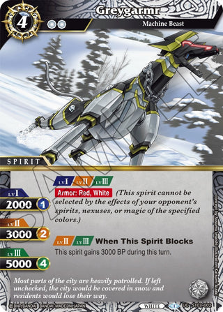Greygarmr (3002) [ST03] - Battle Spirits Saga Single
