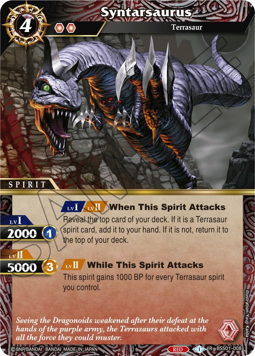 Syntarsaurus (1008) [BSS01] - Battle Spirits Saga Single